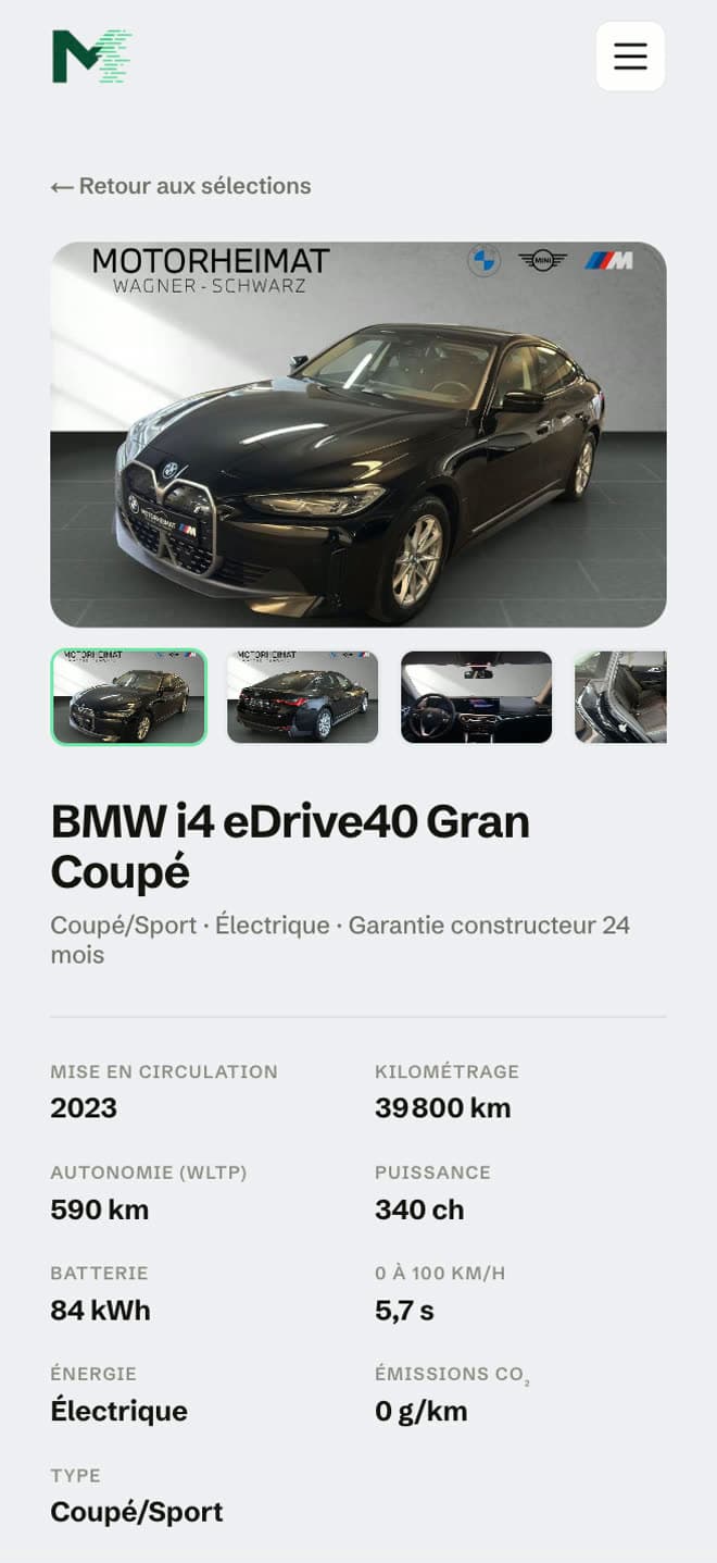 Metanoia Motors — fiche détaillée d'un véhicule